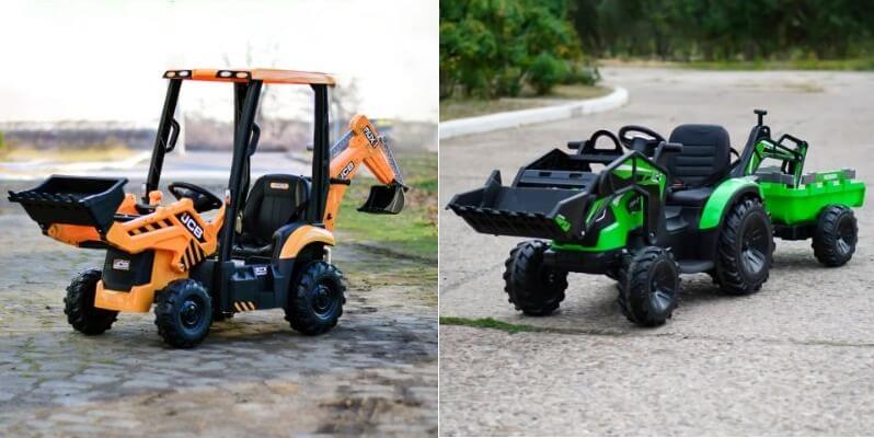 tractor electric cu telecomanda
