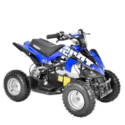 atv electric 4-9 ani 1000w 36v albastru kinder ecoraptor puternic