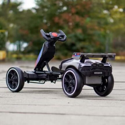 masinuta sport go kart gri telecomanda